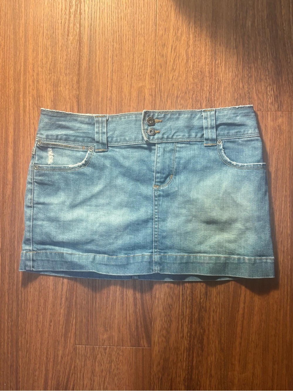 American Eagle Outfitters Light Blue Denim Mini Skirt